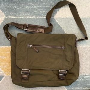 Banana Republic Messenger Bag - Olive Green